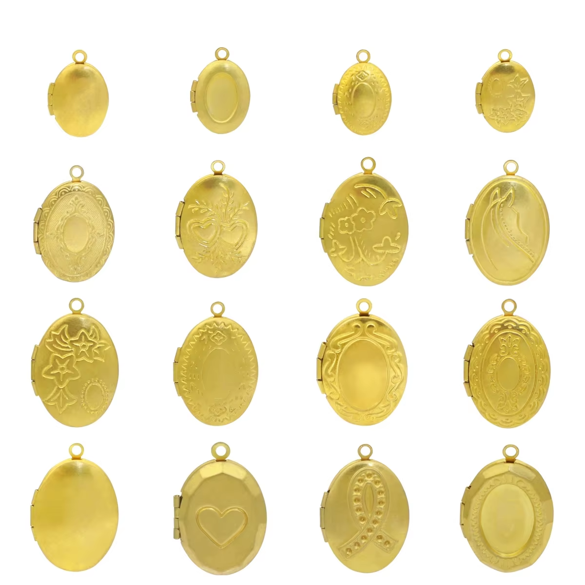 Vintage Collector - BoYuTe (50 Pieces/Lot) Oval Shaped Brass