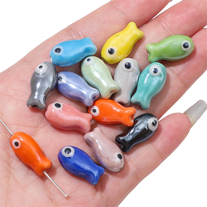 10Pcs Vintage Fish Ceramic Bea - Vintage Collector のレビューと価格