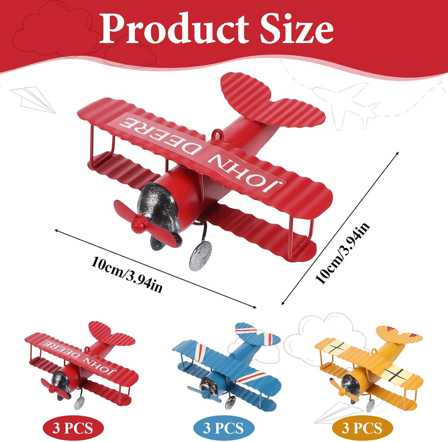 Vintage Metal Airplane Model R - Vintage Collectible Furniture のレビューと価格