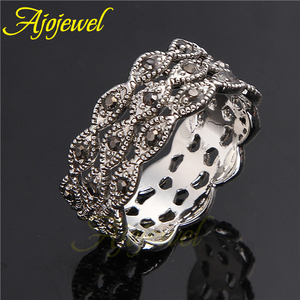 Ajojewel 3 Layer Rhinestone Ri - Vintage Collectible Items のレビューと価格
