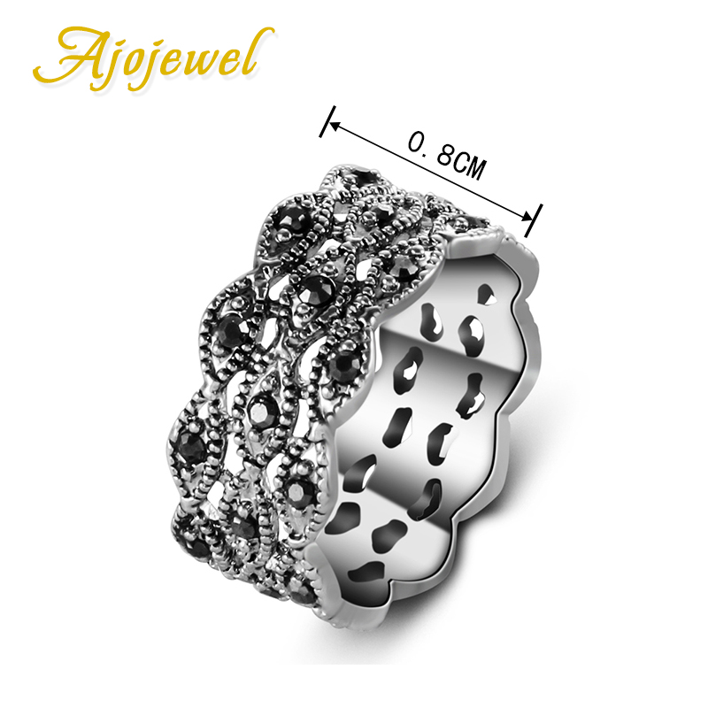 Ajojewel 3 Layer Rhinestone Ri - Vintage Collectible Items のレビューと価格