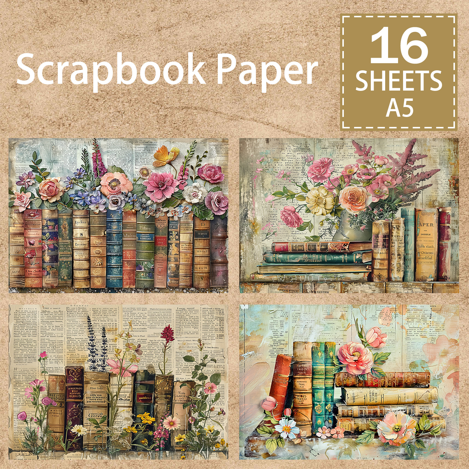 16 Sheets A5 Size Vintage Old  - Vintage Collectible Books のレビューと価格