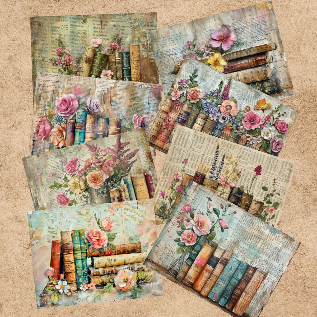 16 Sheets A5 Size Vintage Old  - Vintage Collectible Books のレビューと価格