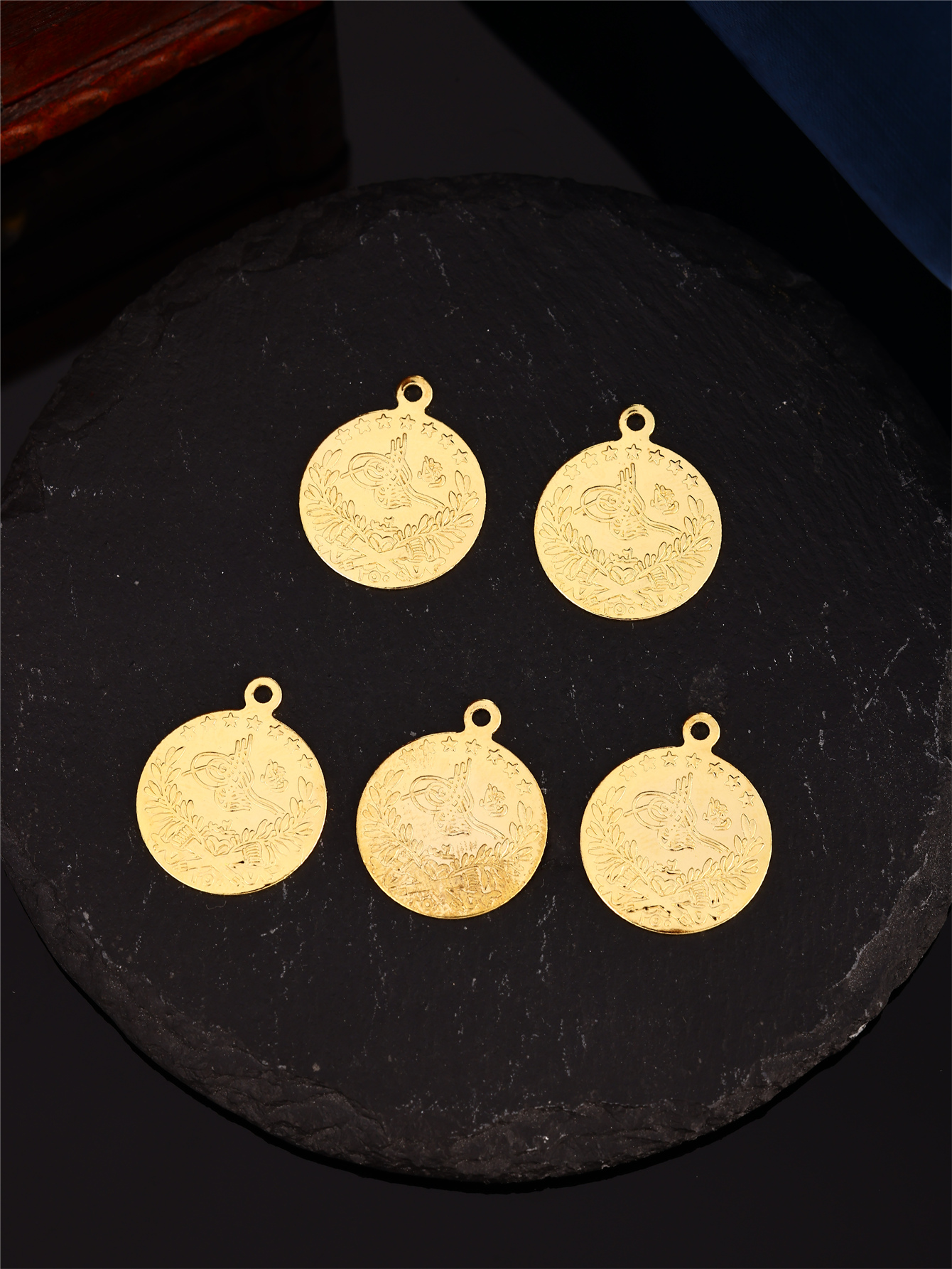 Turkish Ottoman Pattern Coin D - Vintage Collector のレビューと価格