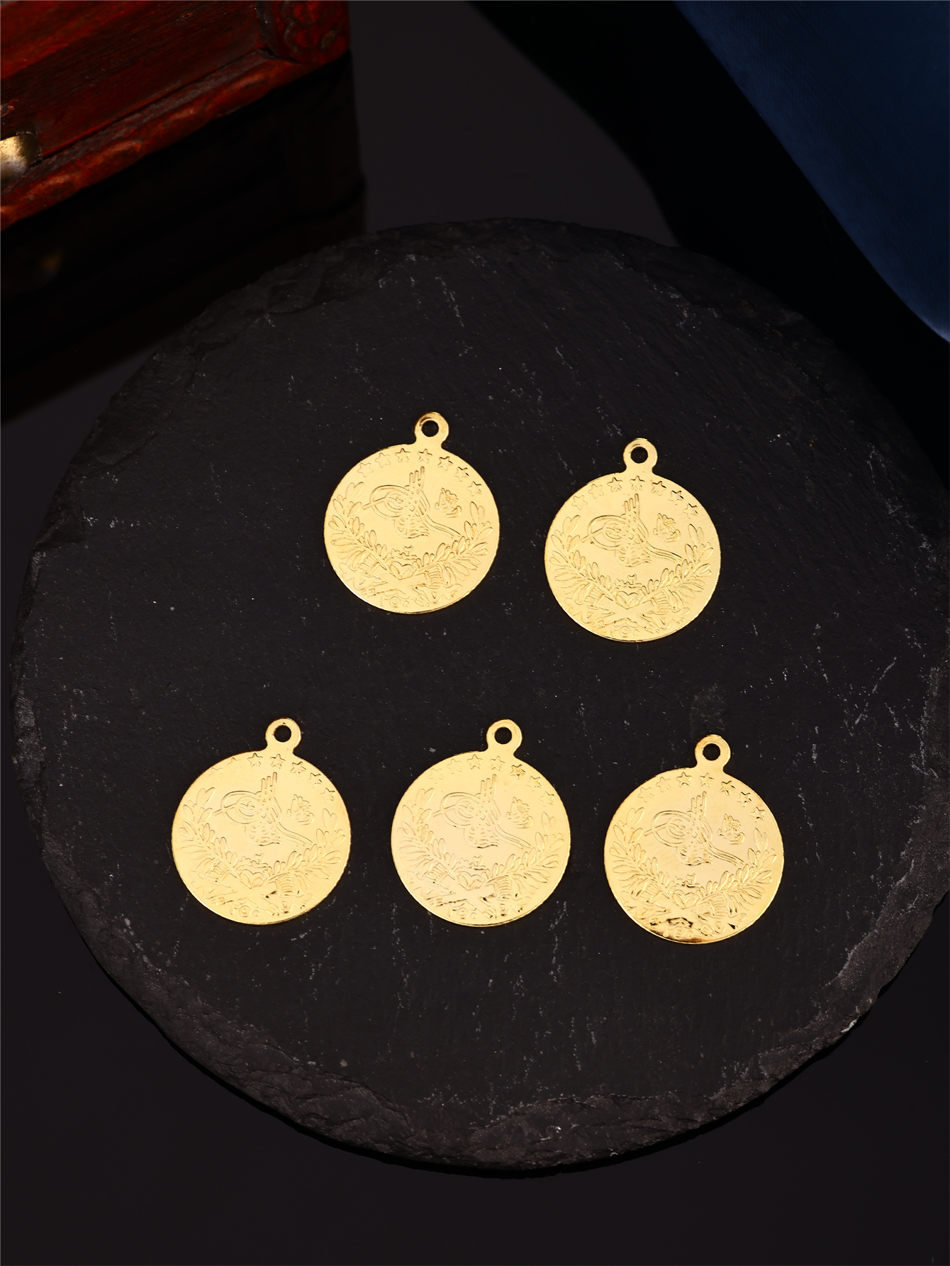 Turkish Ottoman Pattern Coin D - Vintage Collector のレビューと価格
