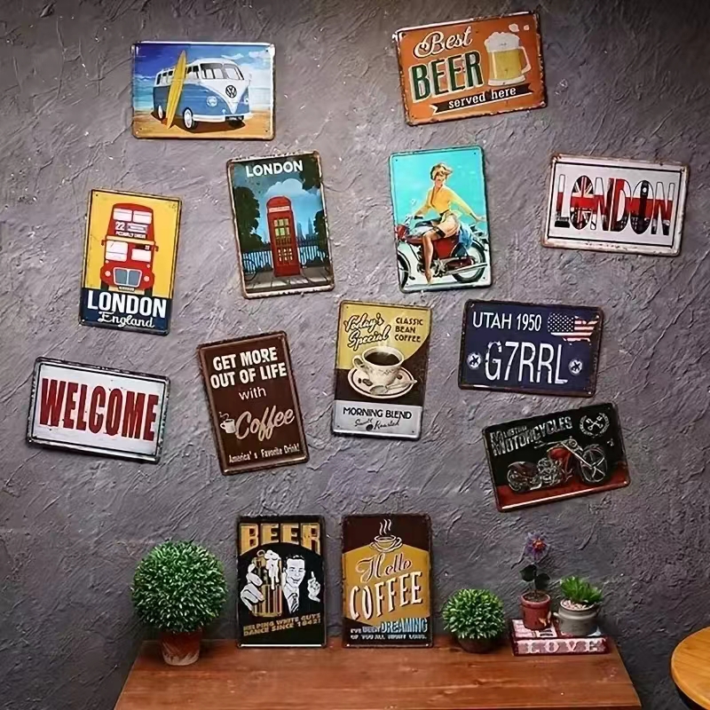 （2D Tin painting）Vintage “No E - Vintage Collectible Plates のレビューと価格