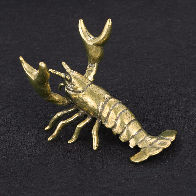 Solid Brass Crayfish Ornament  - Vintage Collectible Furniture のレビューと価格