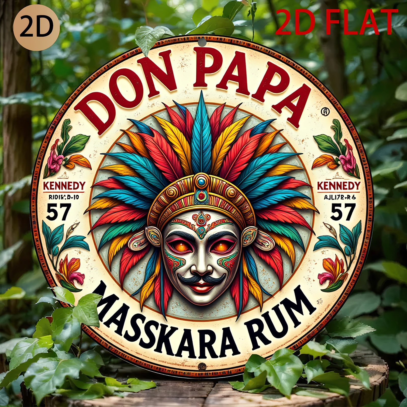 Vintage Don Papa Masskara Rum  - Vintage Collectible Plates のレビューと価格