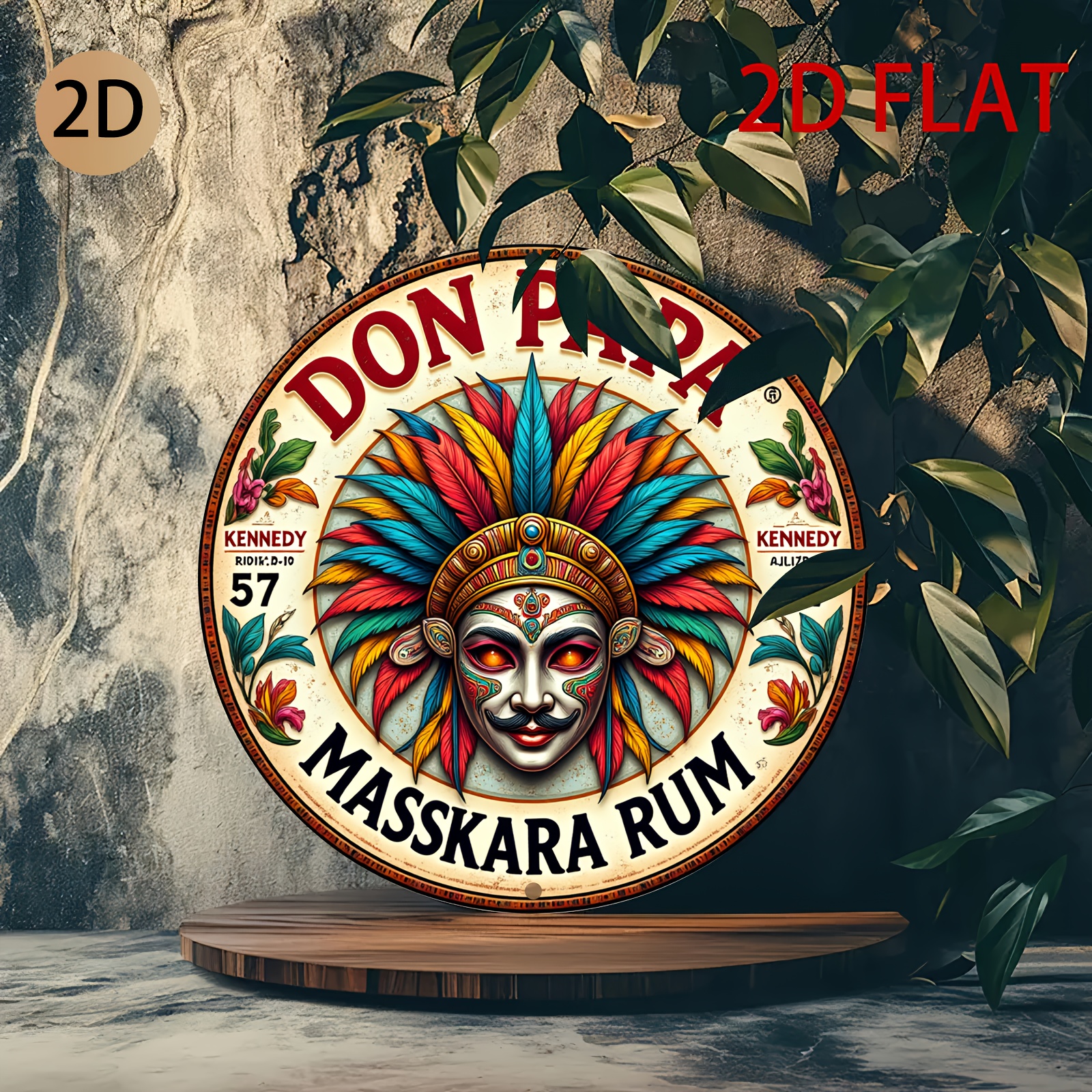 Vintage Don Papa Masskara Rum  - Vintage Collectible Plates のレビューと価格