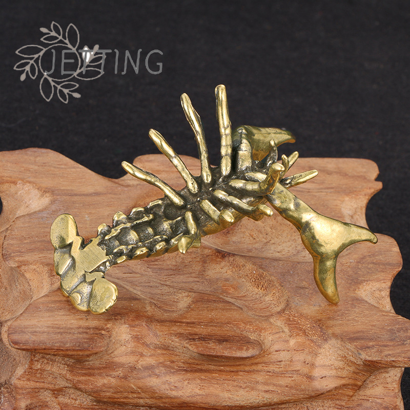 (SMTGDP11)Solid Brass Crayfish - Vintage Collectible Furniture のレビューと価格