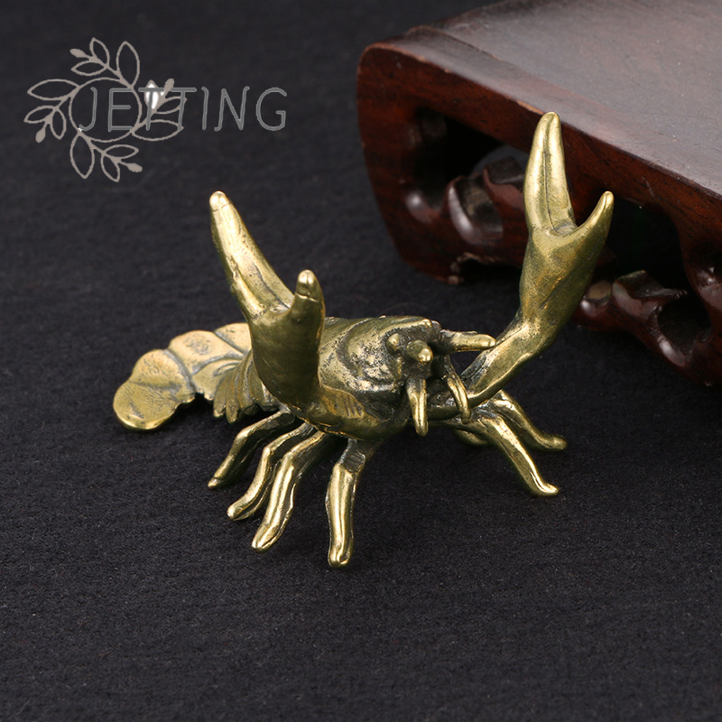 (SMTGDP11)Solid Brass Crayfish - Vintage Collectible Furniture のレビューと価格