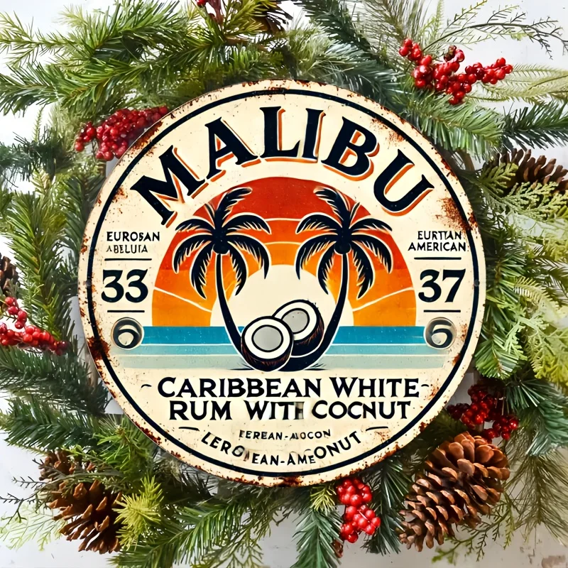 Vintage Malibu Rum Coconut Alu - Vintage Collectible Plates のレビューと価格