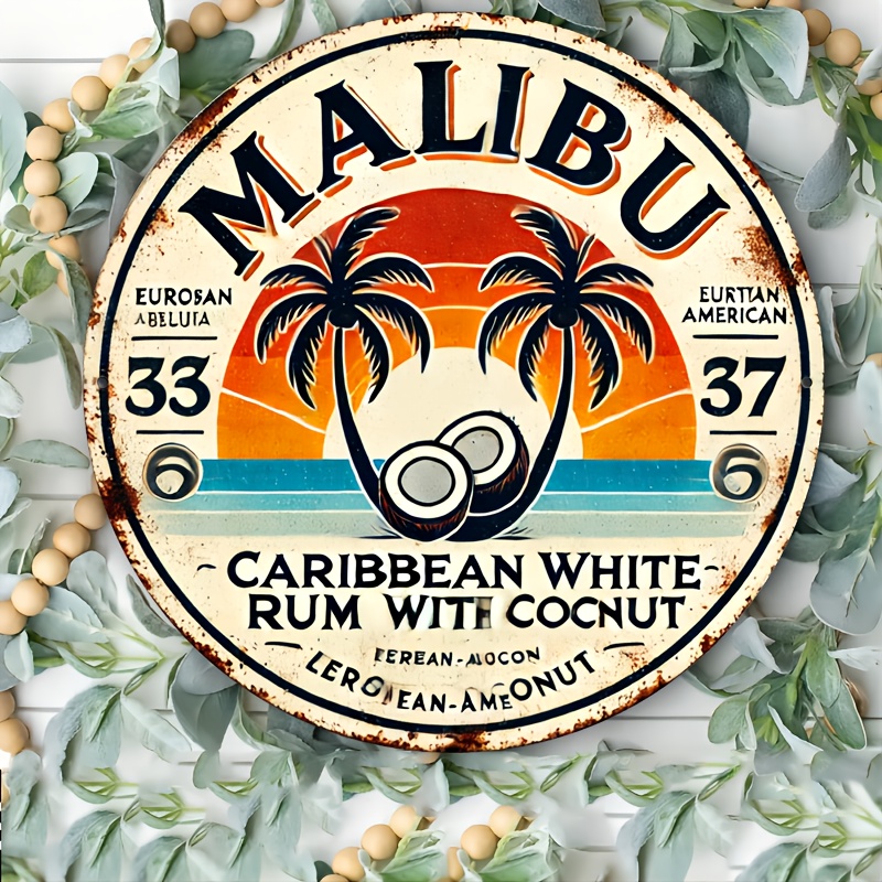 Vintage Malibu Rum Coconut Alu - Vintage Collectible Plates のレビューと価格