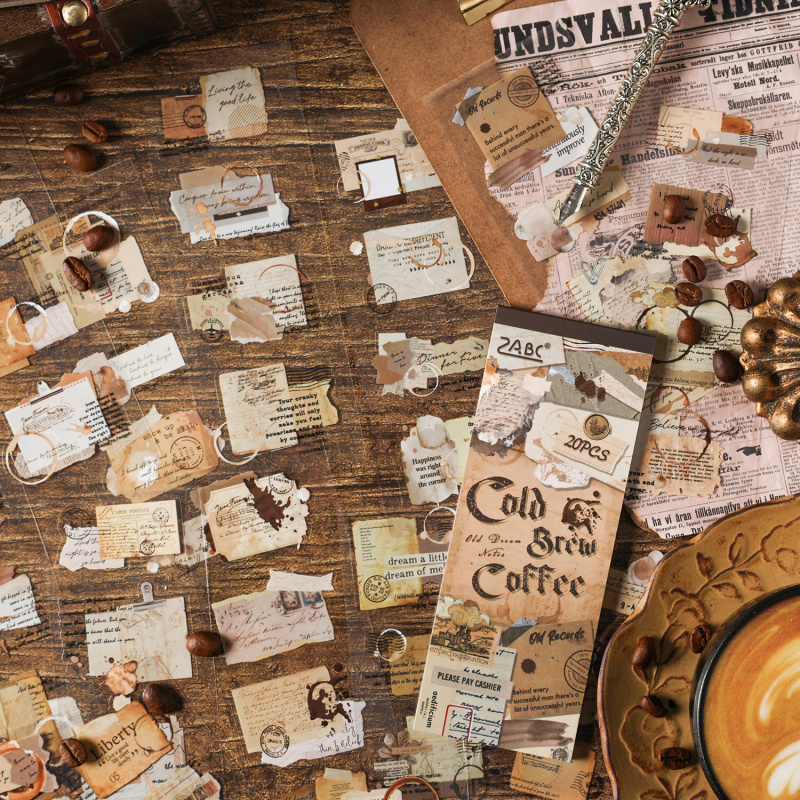 20pcs/lot Vintage Die-Cut Stic - Vintage Collectible Books のレビューと価格