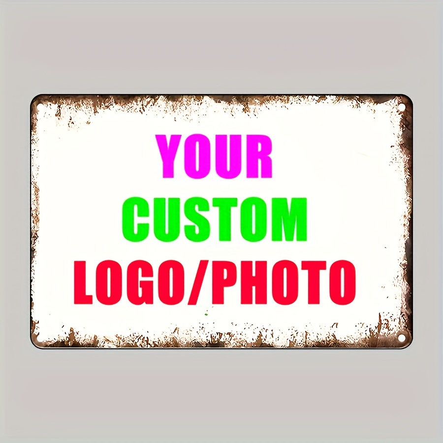 Custom Your Logo/Photo Metal T - Vintage Collectible Plates のレビューと価格
