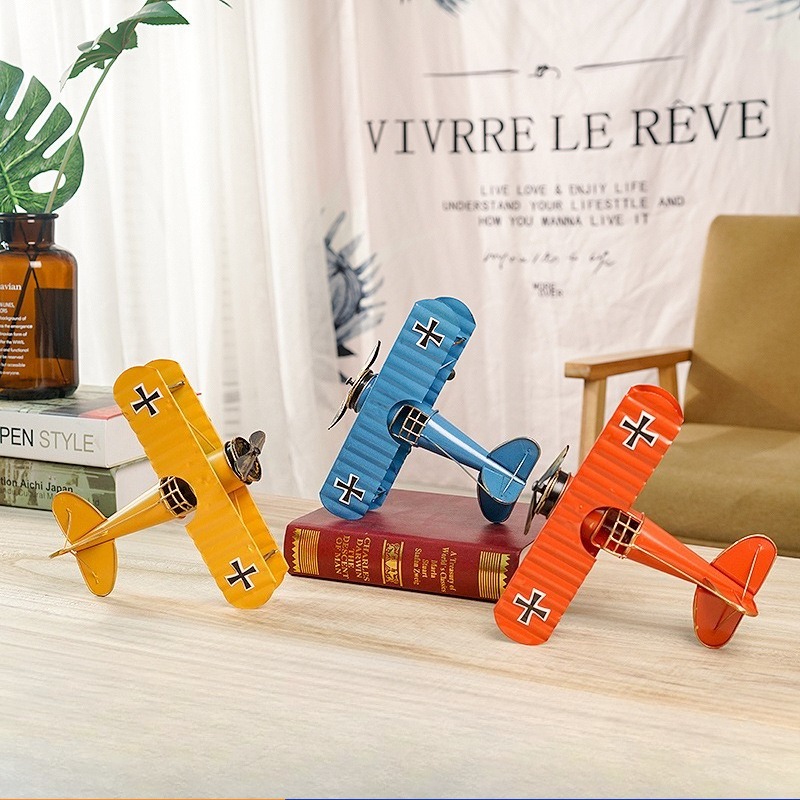 Vintage Retro Metal Plane Moto - Vintage Collectible Furniture のレビューと価格