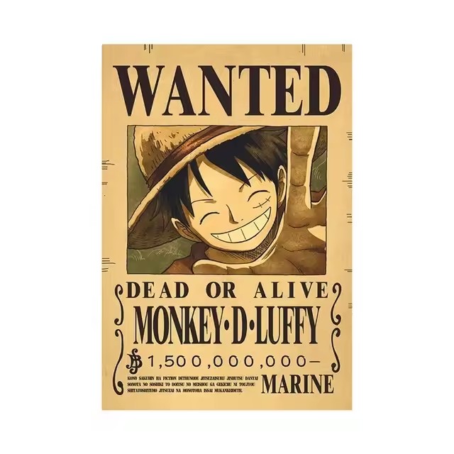 Anime One Piece Bounty Wanted  - Vintage Collectible Items のレビューと価格