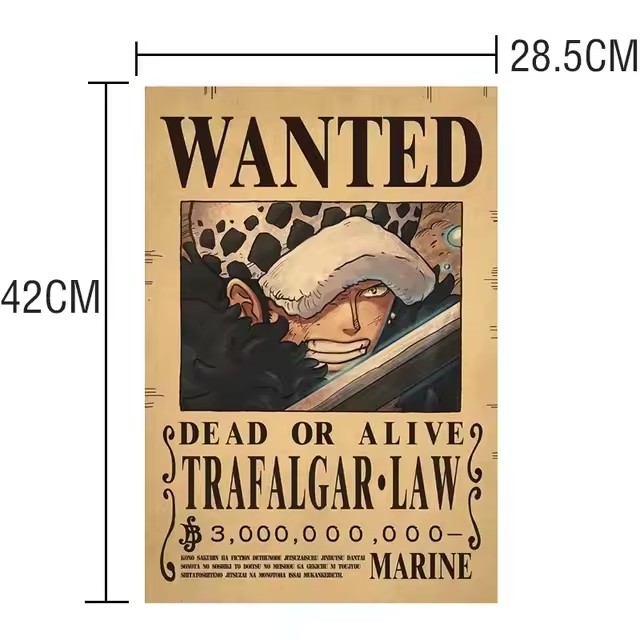 Anime One Piece Bounty Wanted  - Vintage Collectible Items のレビューと価格