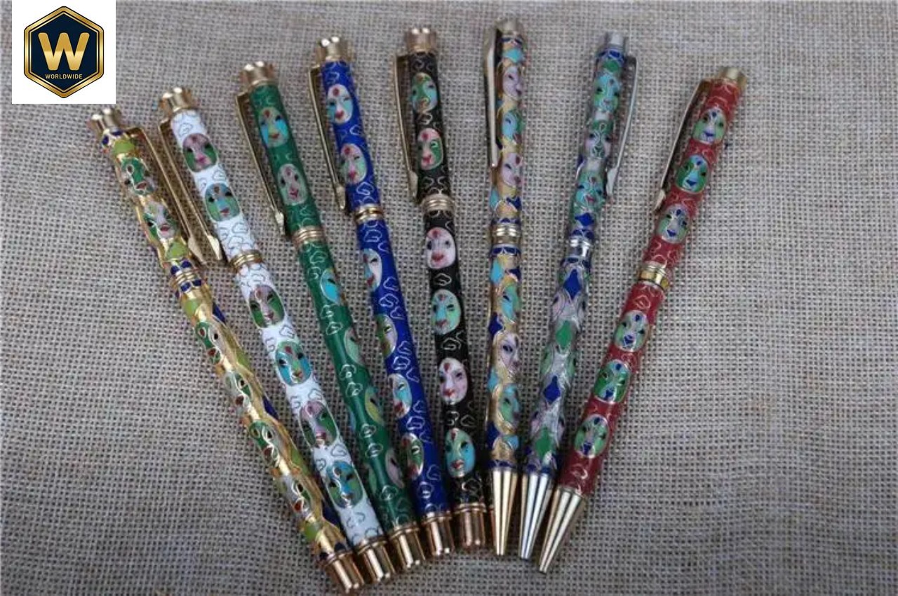 1980s Vintage Cloisonne Ballpo - Vintage Collectible Pens のレビューと価格