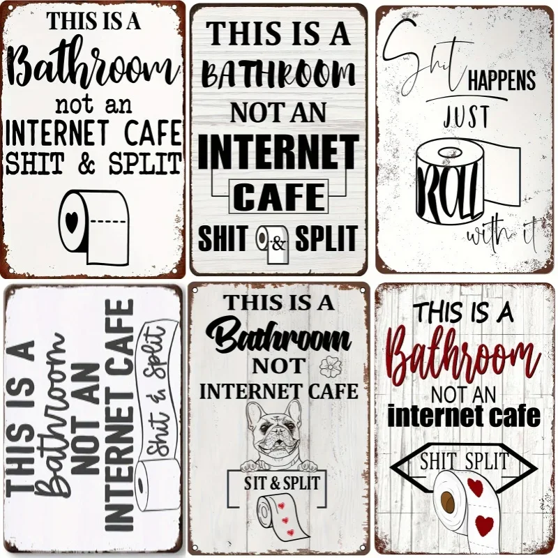 Funny Word Bathroom Decor Wari - Vintage Collectible Plates のレビューと価格