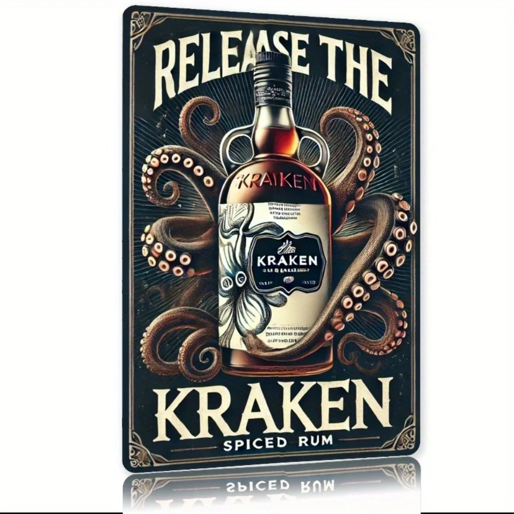 Vintage Kraken Spiced Rum Meta - Vintage Collectible Plates のレビューと価格