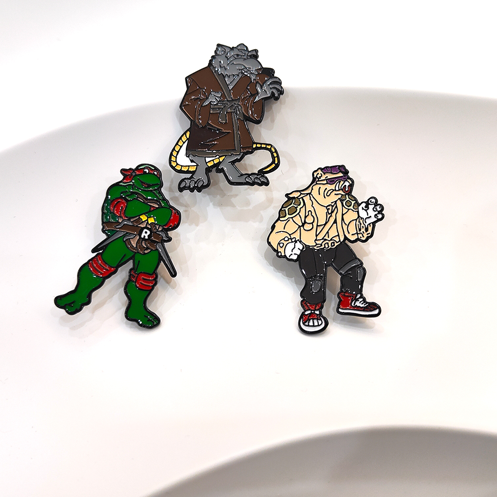 3pcs Vintage Ninja Turtles Pin - Vintage Item のレビューと価格