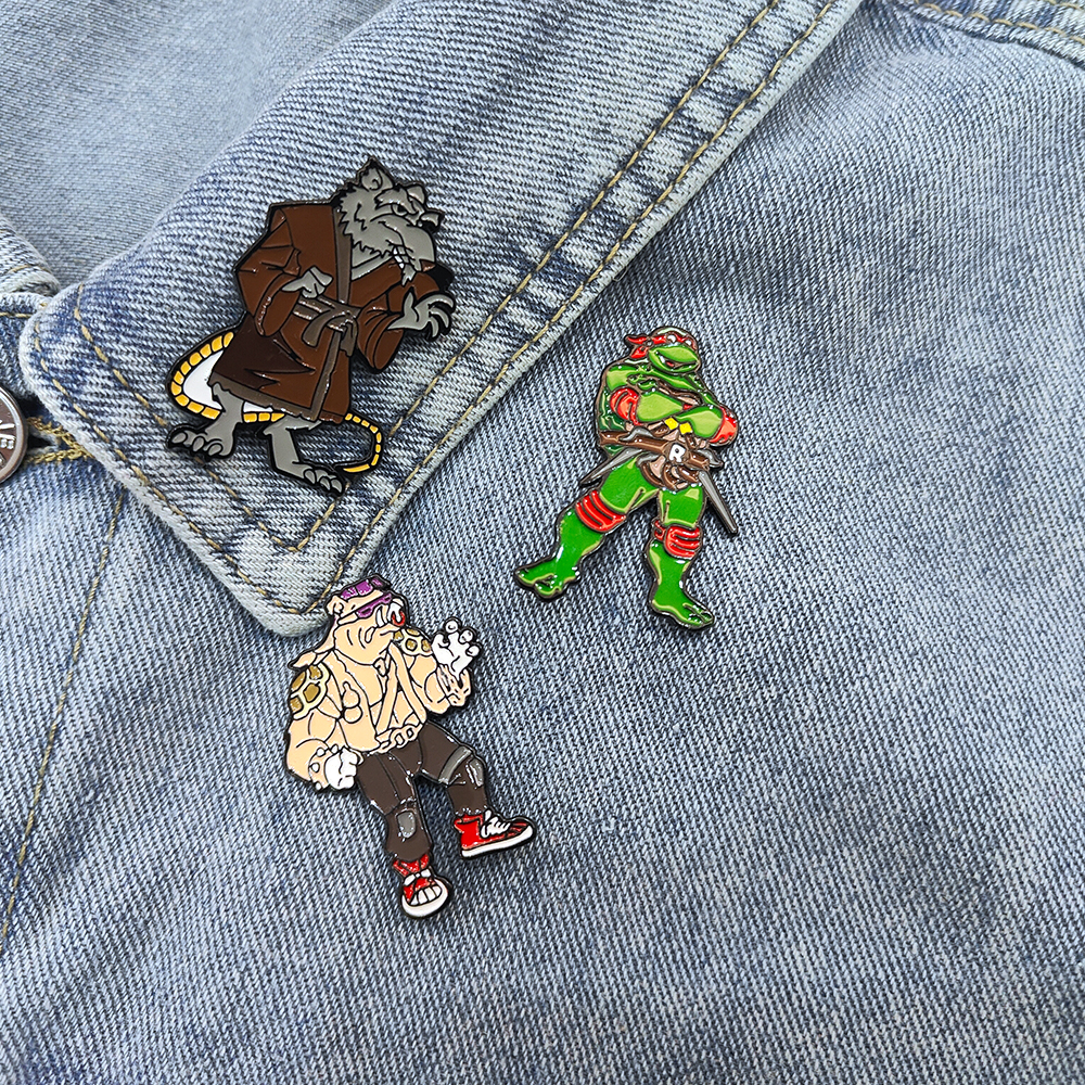 3pcs Vintage Ninja Turtles Pin - Vintage Item のレビューと価格