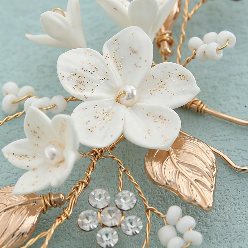 Bride Headpiece Hairpin Pearl  - Vintage Item のレビューと価格