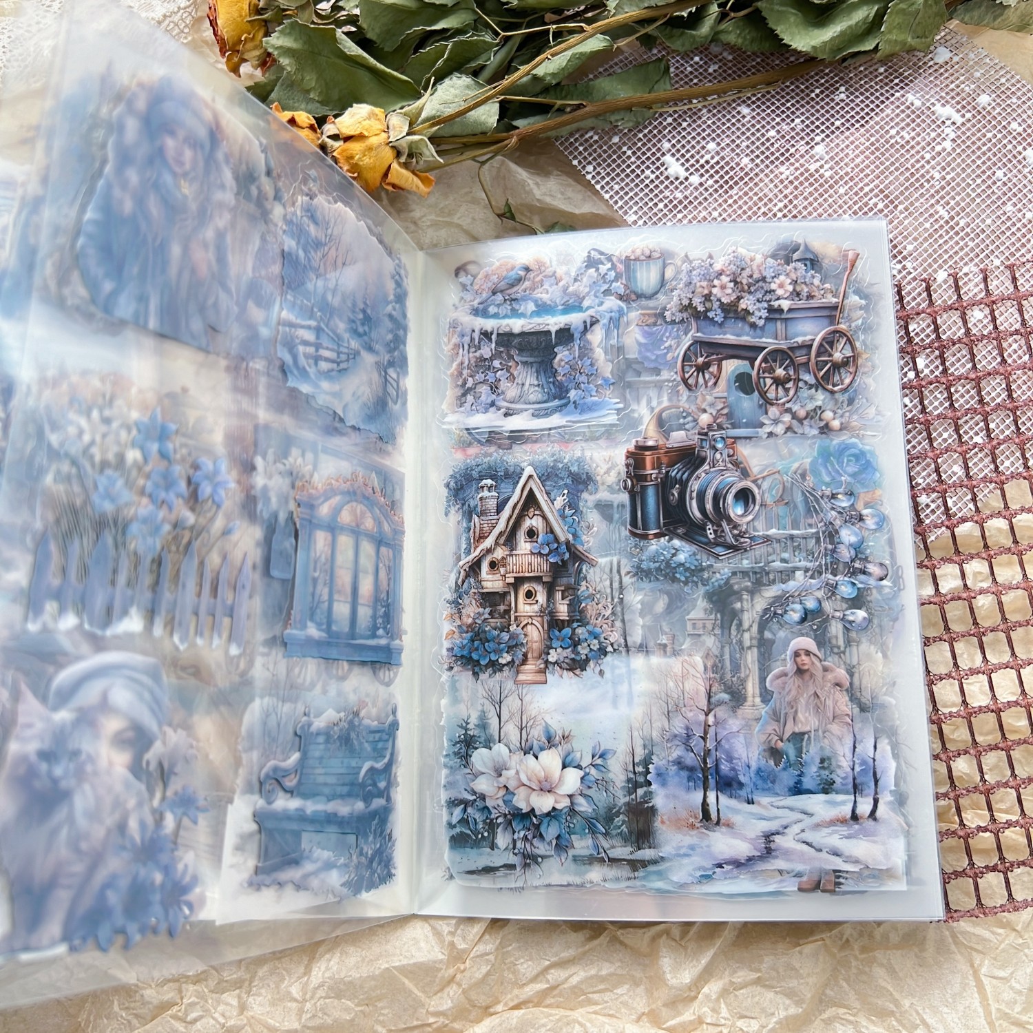 20Sheets Vintage PET Stickers  - Vintage Collectible Books のレビューと価格