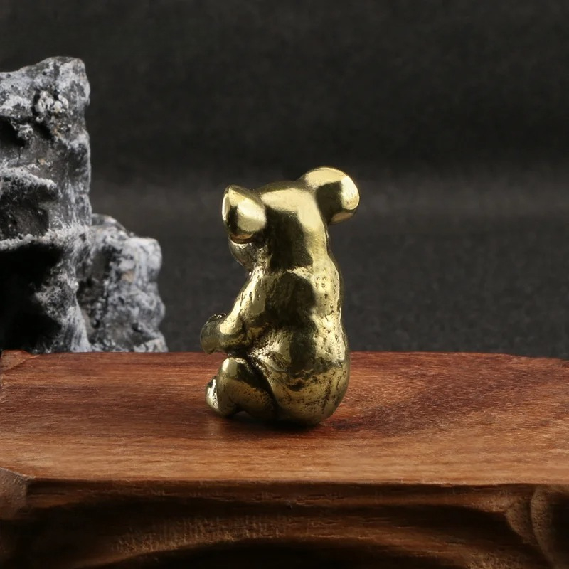 Vintage Brass Cute Koala Minia - Vintage Collectible Furniture のレビューと価格